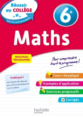 Couverture du produit · Réussir au collège - Maths 6e