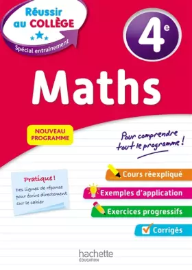 Couverture du produit · Réussir au collège - Maths 4e