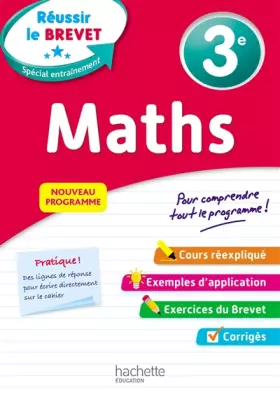 Couverture du produit · Réussir au collège - Maths 3e
