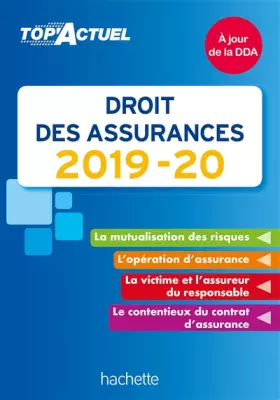 Couverture du produit · Top'Actuel Droit des assurances 2019-2020