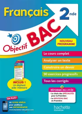 Couverture du produit · Objectif Bac - Français 2nde