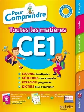 Couverture du produit · Pour comprendre Toutes les matières CE1