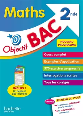 Couverture du produit · Objectif Bac Maths 2nde