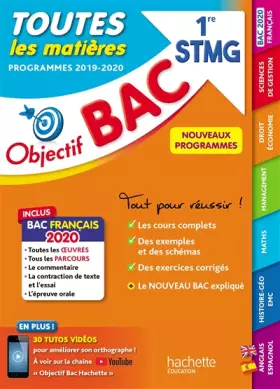 Couverture du produit · Objectif Bac - Toutes les matières 1re STMG