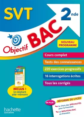 Couverture du produit · Objectif Bac SVT 2nde