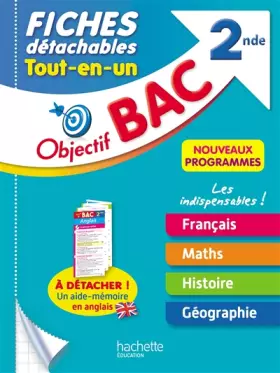 Couverture du produit · Objectif Bac Fiches Tout-en-un 2nde