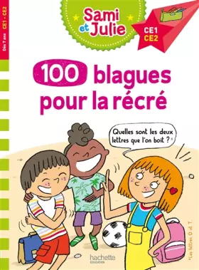 Couverture du produit · 100 blagues de Sami et Julie, pour la récré