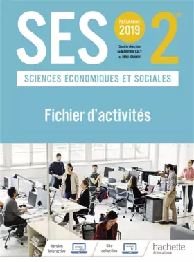 Couverture du produit · Fichier d'activités SES 2nde - Ed. 2019