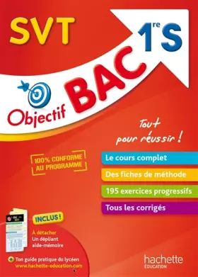 Couverture du produit · Objectif Bac - SVT 1ère S