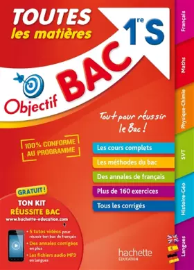Couverture du produit · Objectif Bac - Toutes les matières 1ère S