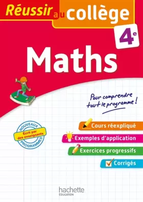 Couverture du produit · Réussir au collège - Maths 4e