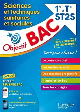 Couverture du produit · Objectif Bac - STSS 1ère et Term ST2S