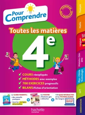 Couverture du produit · Pour Comprendre Toutes Les Matières 4E