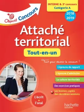 Couverture du produit · Objectif Concours 2018 Attaché territorial (concours interne)
