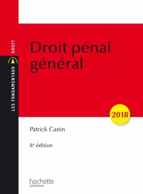 Couverture du produit · Droit pénal général
