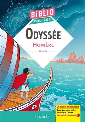 Couverture du produit · BiblioCollège Odyssée (Homère)