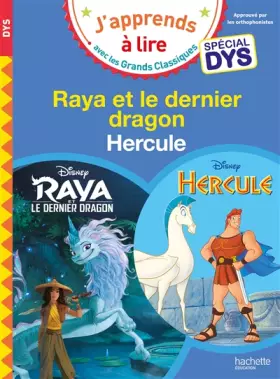 Couverture du produit · Disney - Raya / Hercule - Spécial DYS (dyslexie)
