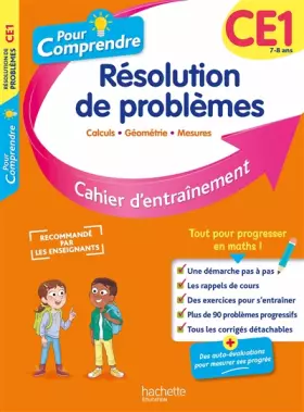 Couverture du produit · Pour comprendre Résolution de problèmes CE1