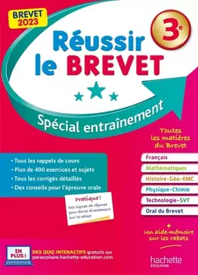 Couverture du produit · Réussir le Brevet 2023