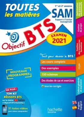 Couverture du produit · Objectif BTS SAM - Toutes les matières