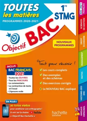 Couverture du produit · Objectif Bac - Toutes les matières 1re STMG