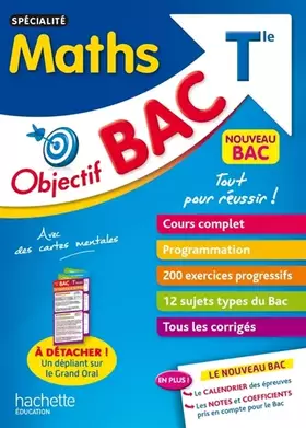 Couverture du produit · Objectif Bac - Spécialité Maths Term