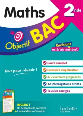Couverture du produit · Objectif BAC Maths 2nde