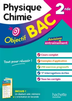 Couverture du produit · Objectif BAC Physique-Chimie 2nde