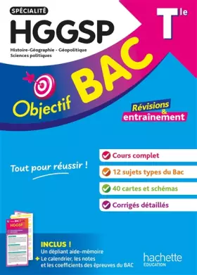Couverture du produit · Objectif BAC Tle spécialité HGGSP