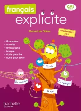 Couverture du produit · Français Explicite CM1 - Livre de l'élève - Ed. 2020