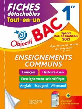 Couverture du produit · Enseignements communs 1re