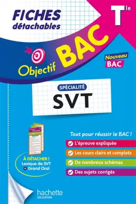 Couverture du produit · Objectif BAC Fiches - Spécialité SVT Tle