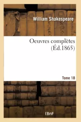 Couverture du produit · Oeuvres completes. Tome 18