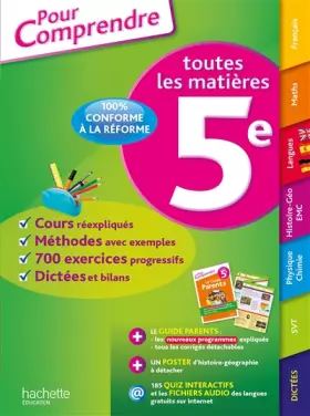 Couverture du produit · Pour Comprendre Toute la 5e - Nouveau programme 2016