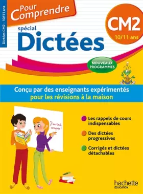 Couverture du produit · Pour Comprendre Dictées CM2 - Nouveau programme 2016