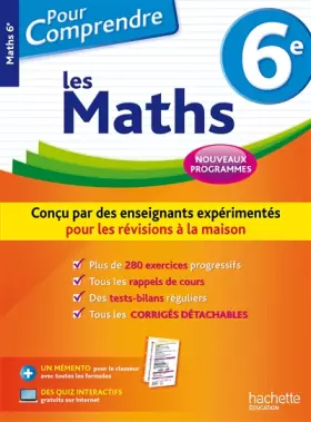Couverture du produit · Pour Comprendre Maths 6e - Nouveau programme 2016