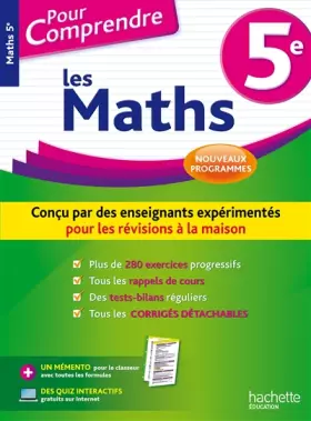 Couverture du produit · Pour Comprendre Maths 5e - Nouveau programme 2016