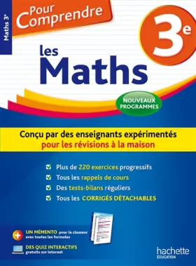Couverture du produit · Pour Comprendre Maths 3e - Nouveau programme 2016