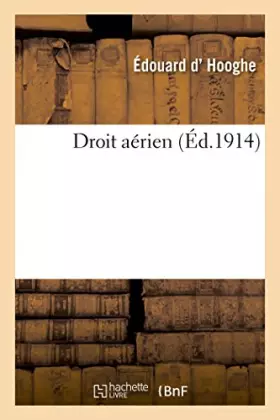 Couverture du produit · Droit aérien