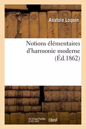 Couverture du produit · Notions élémentaires d'harmonie moderne