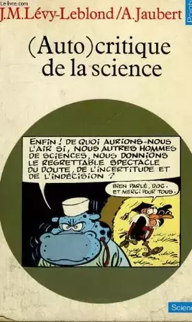 Couverture du produit · (Auto)critique de la science