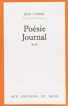 Couverture du produit · Poésie-Journal - tome 2 (2)