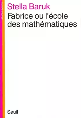 Couverture du produit · Fabrice ou l'Ecole des mathématiques