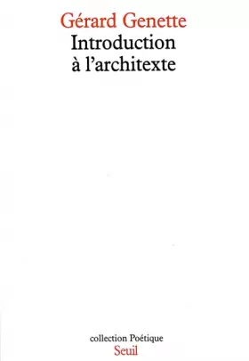 Couverture du produit · Introduction à l'architexte