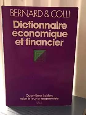 Couverture du produit · Dictionnaire économique et financier