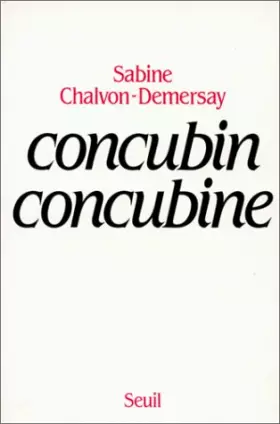 Couverture du produit · Concubin, concubine