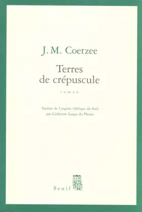 Couverture du produit · Terres de crépuscule