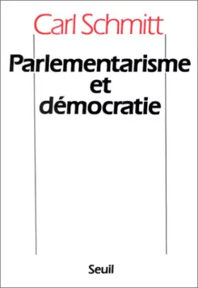 Couverture du produit · Parlementarisme et démocratie