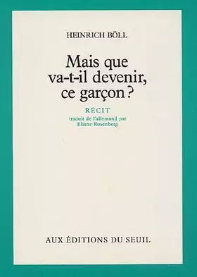 Couverture du produit · Mais que va-t-il devenir, ce garçon ?