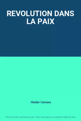 Couverture du produit · REVOLUTION DANS LA PAIX